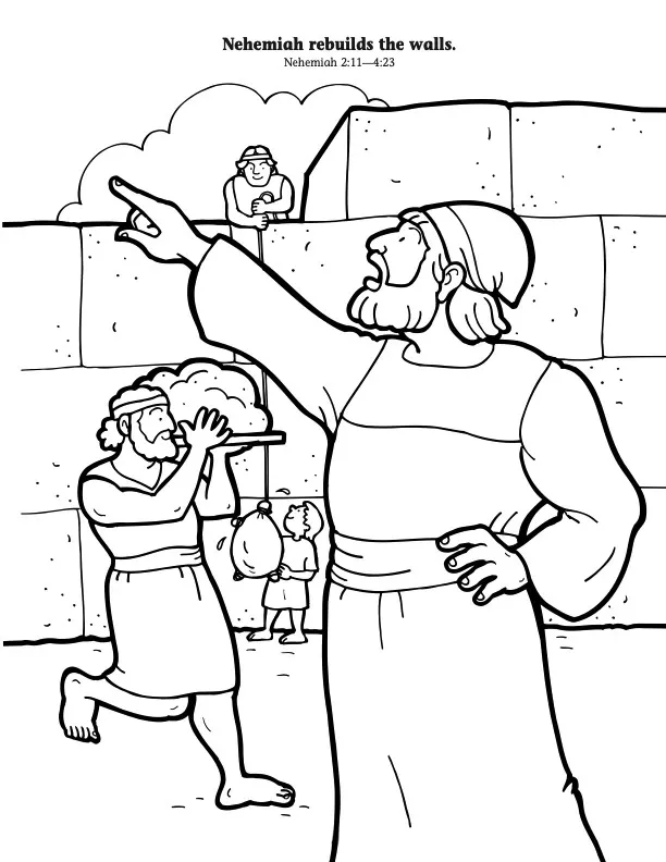 Nehemiah rebuilds the walls hero image