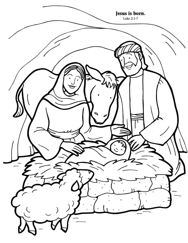 Jesus is born hero image
